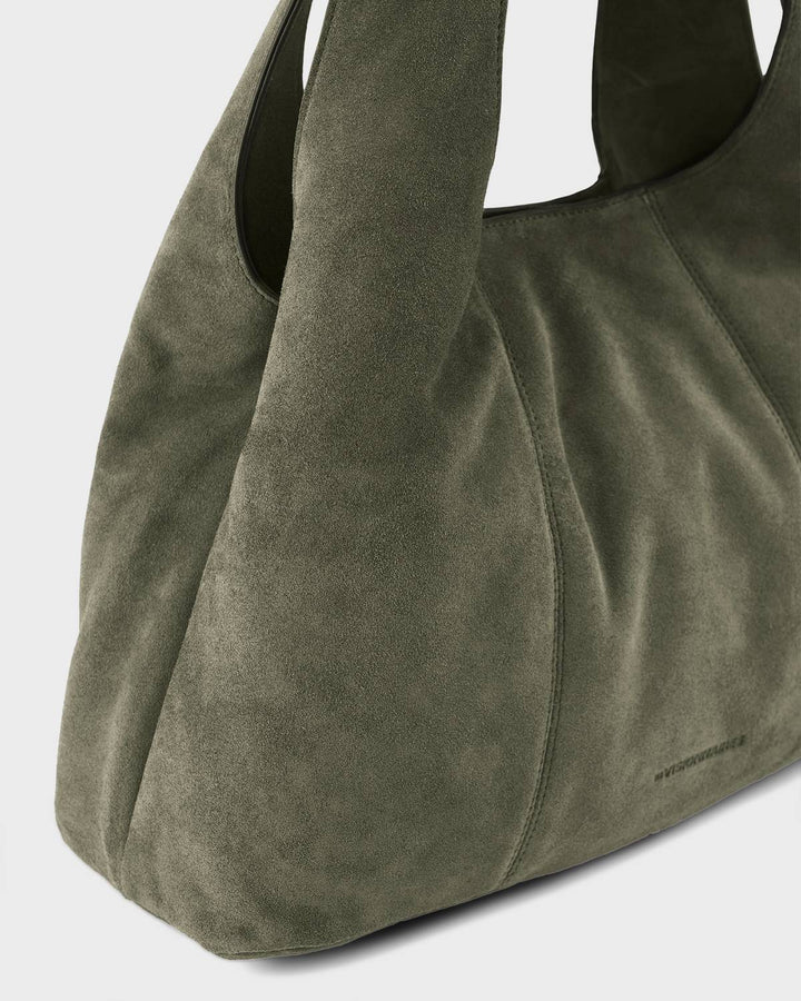 Les Visionnaires Handtasche Paz Essential Cozy Moss Green – Bild 3