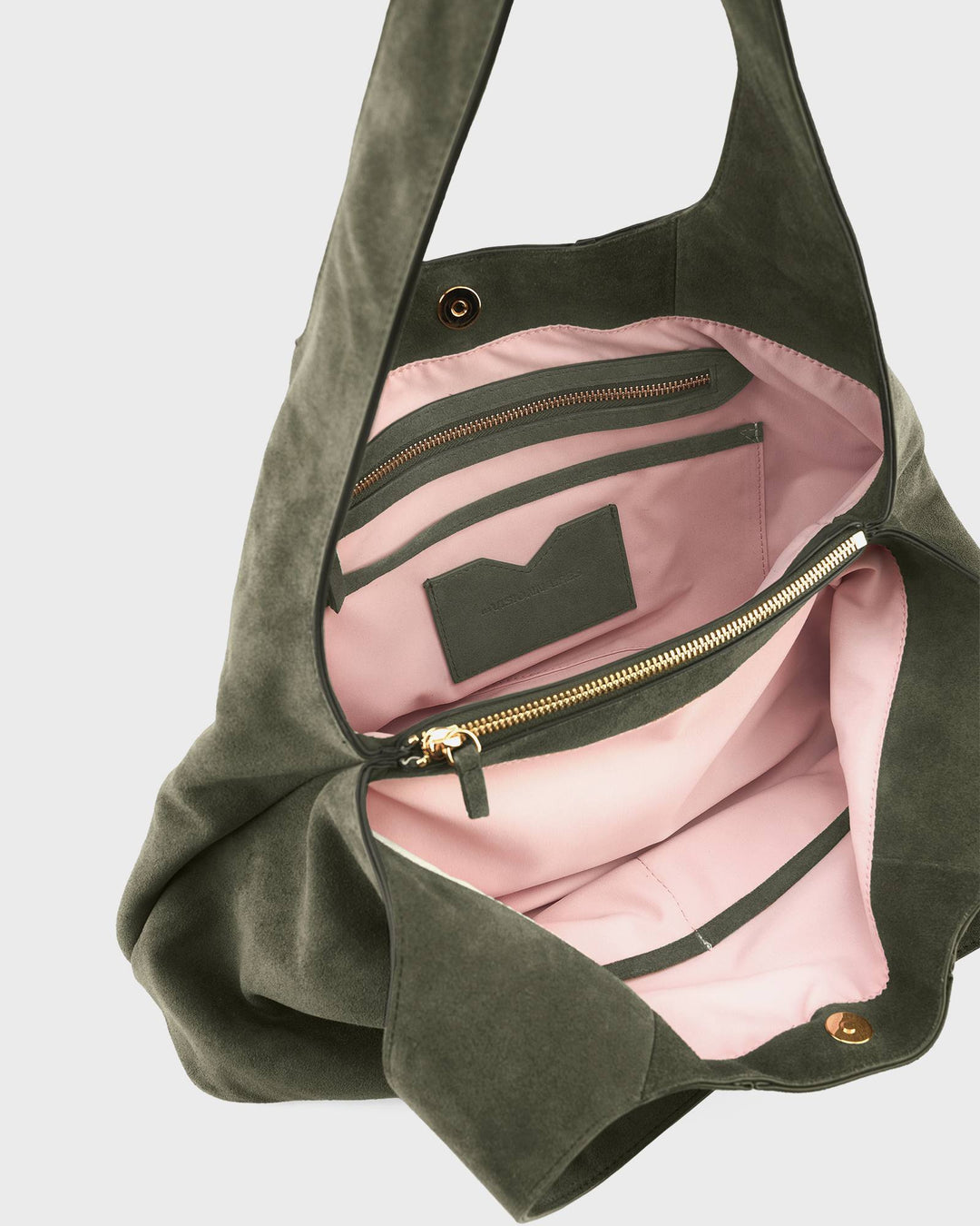 Les Visionnaires Handtasche Paz Essential Cozy Moss Green – Bild 4