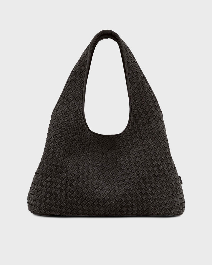 Les Visionnaires Handtasche Paz Weave Cozy Dark Brown