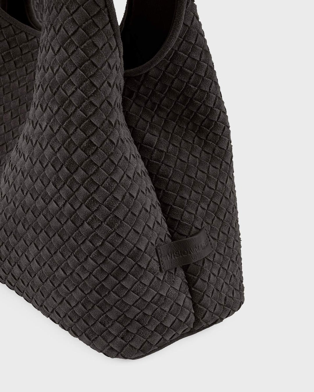 Les Visionnaires Handtasche Paz Weave Cozy Dark Brown – Bild 3