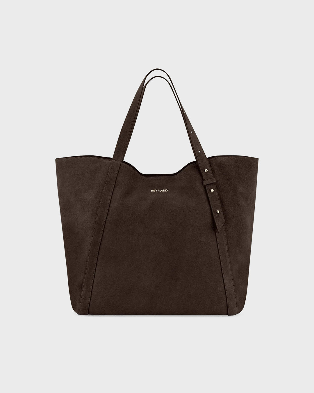 HEY MARLY Handtasche Pretty Wonder Suede Coffee