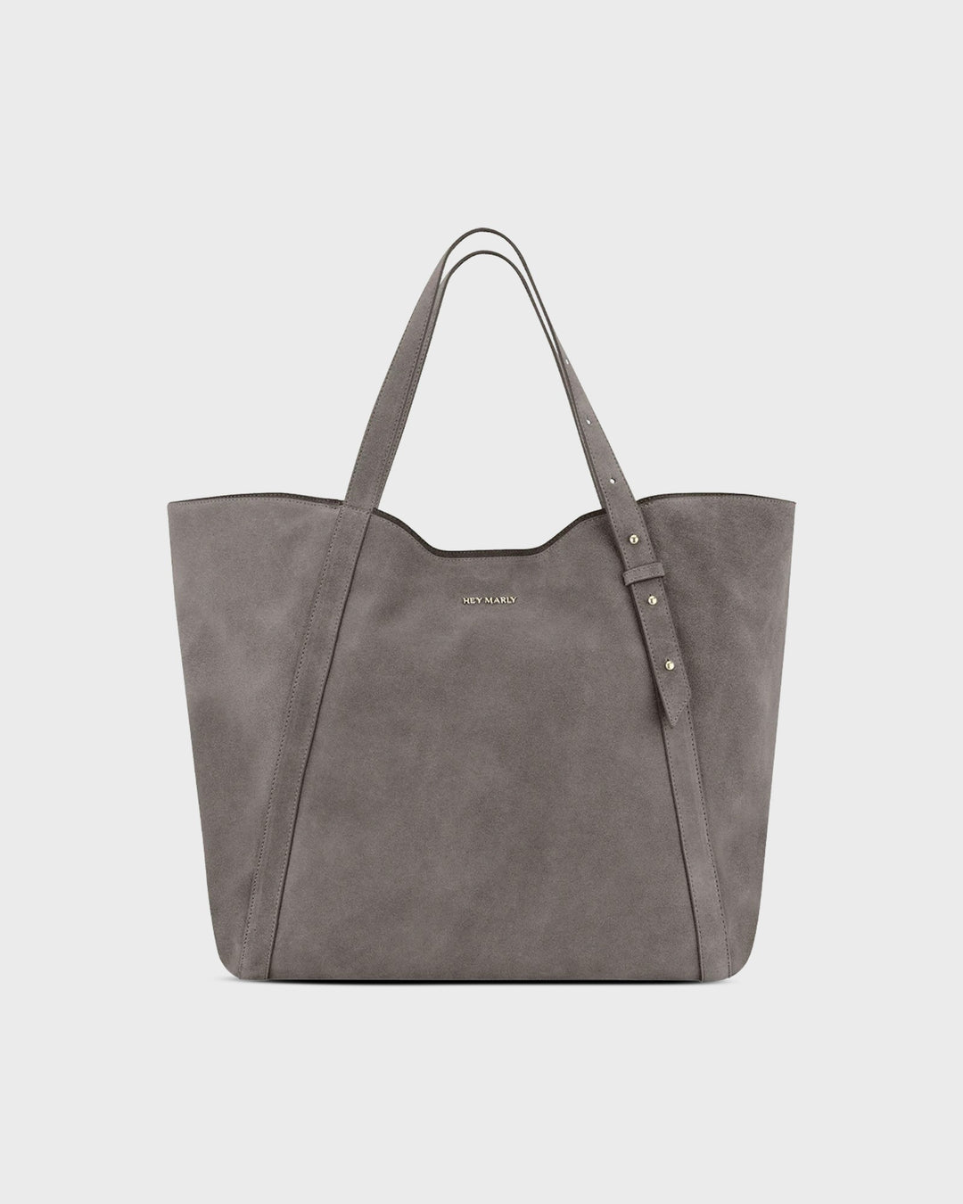 HEY MARLY Handtasche Pretty Wonder Suede Grey