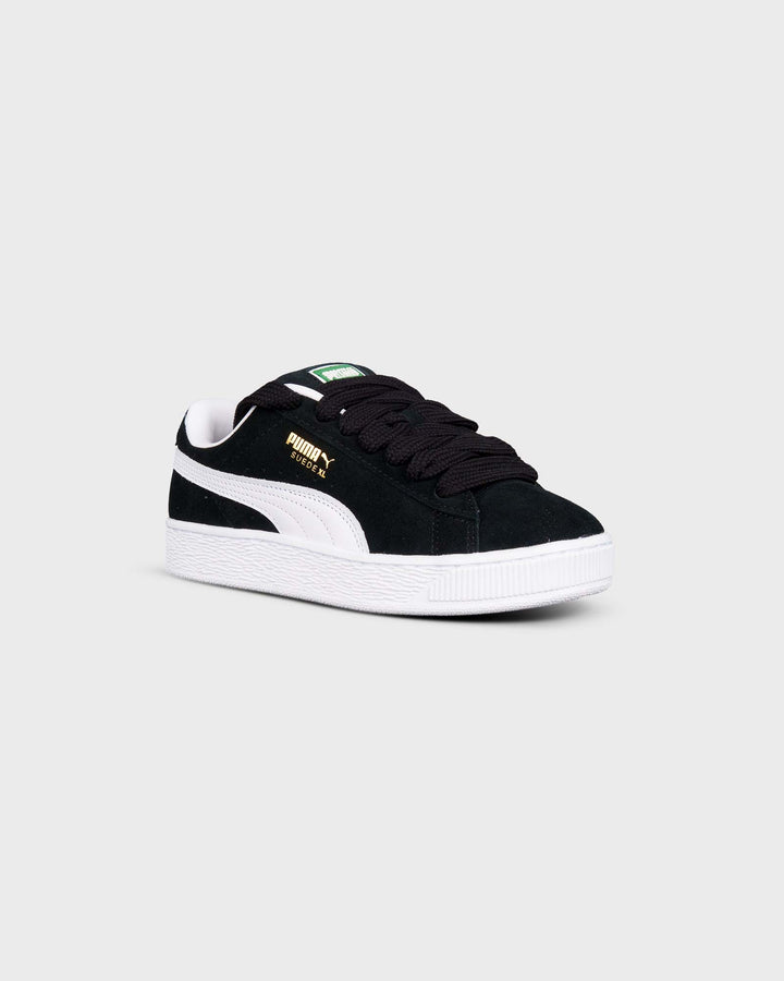 Suede XL Black White