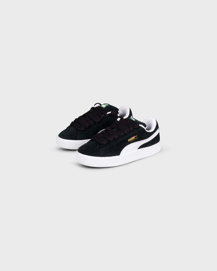 Suede XL Black White