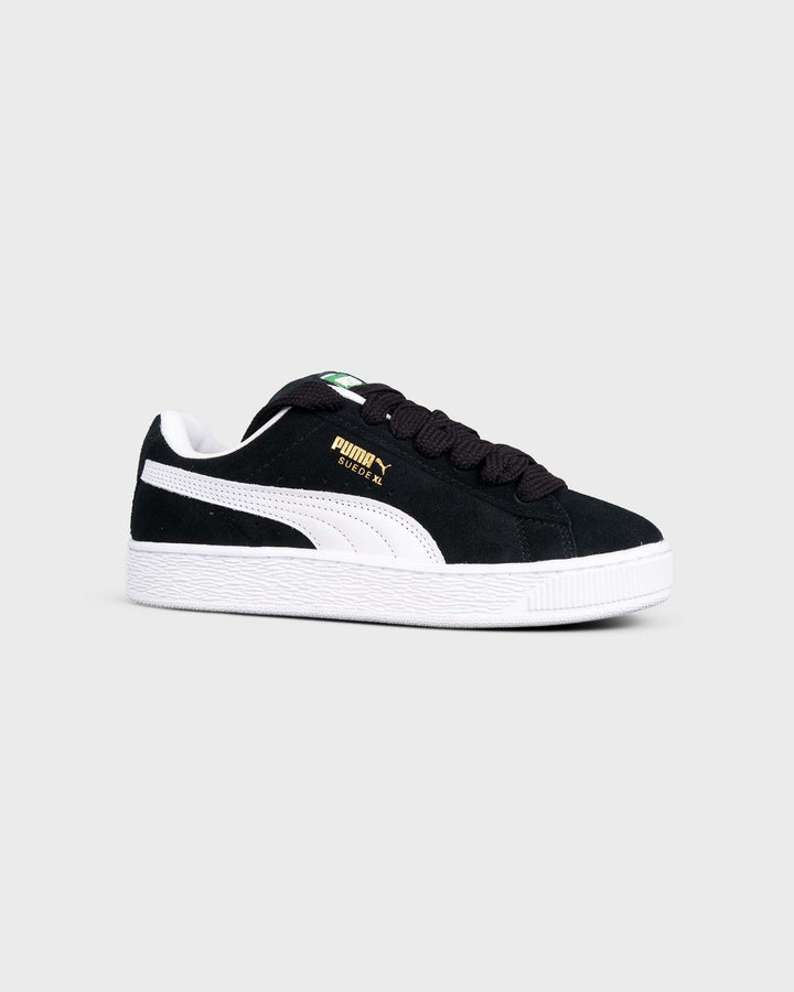 Suede XL Black White