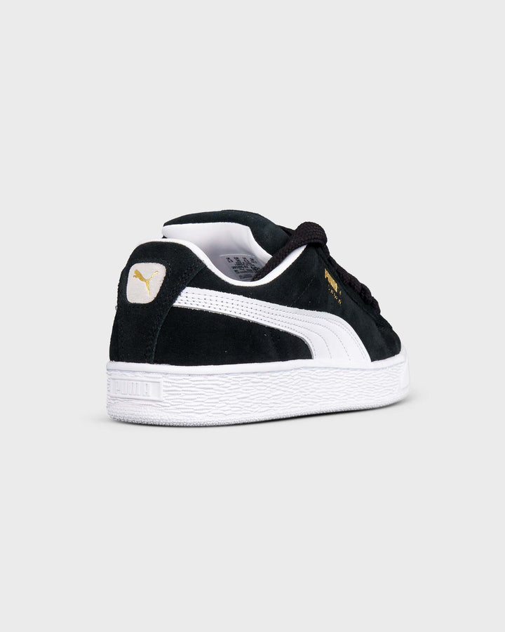 Suede XL Black White