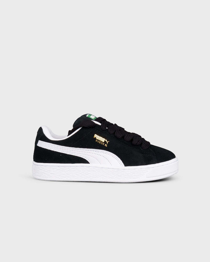 Suede XL Black White