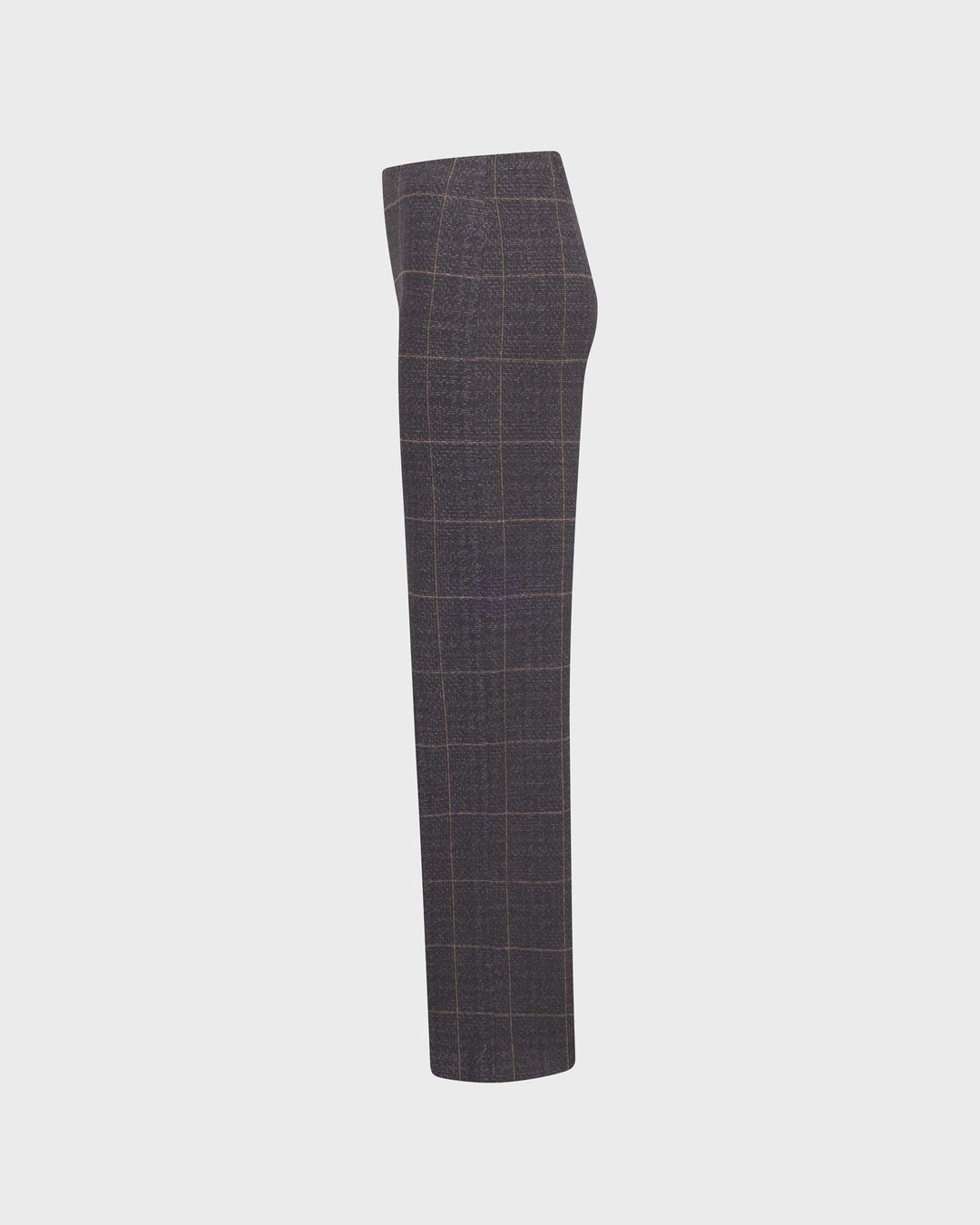 Elaine Jersey Jacquard Check Dunkelgrau