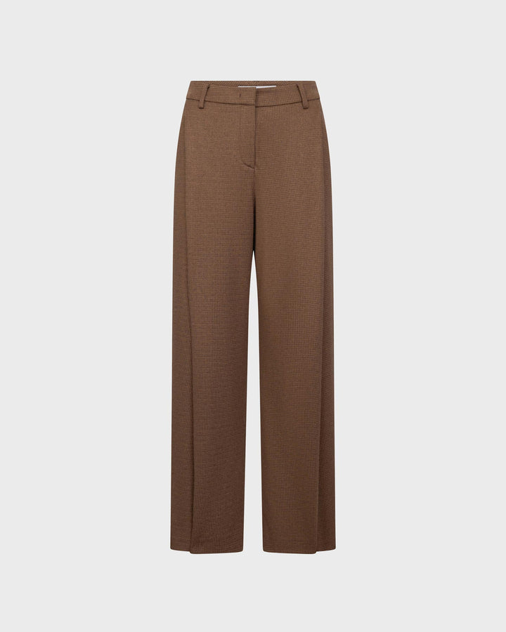 Fraya Fluent Jacquard Hellbraun gemustert