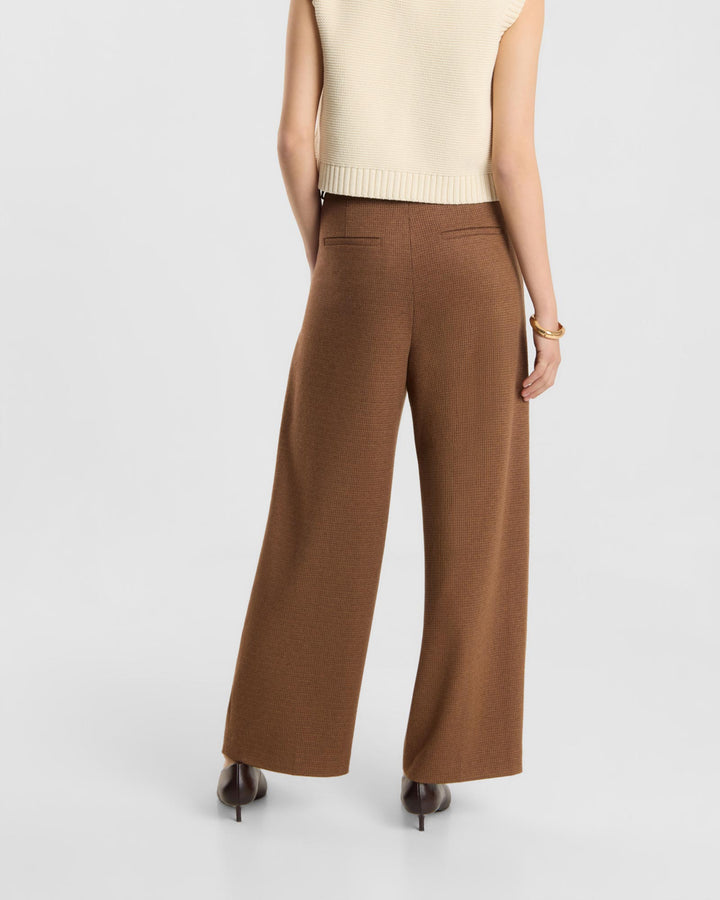 Fraya Fluent Jacquard Hellbraun gemustert