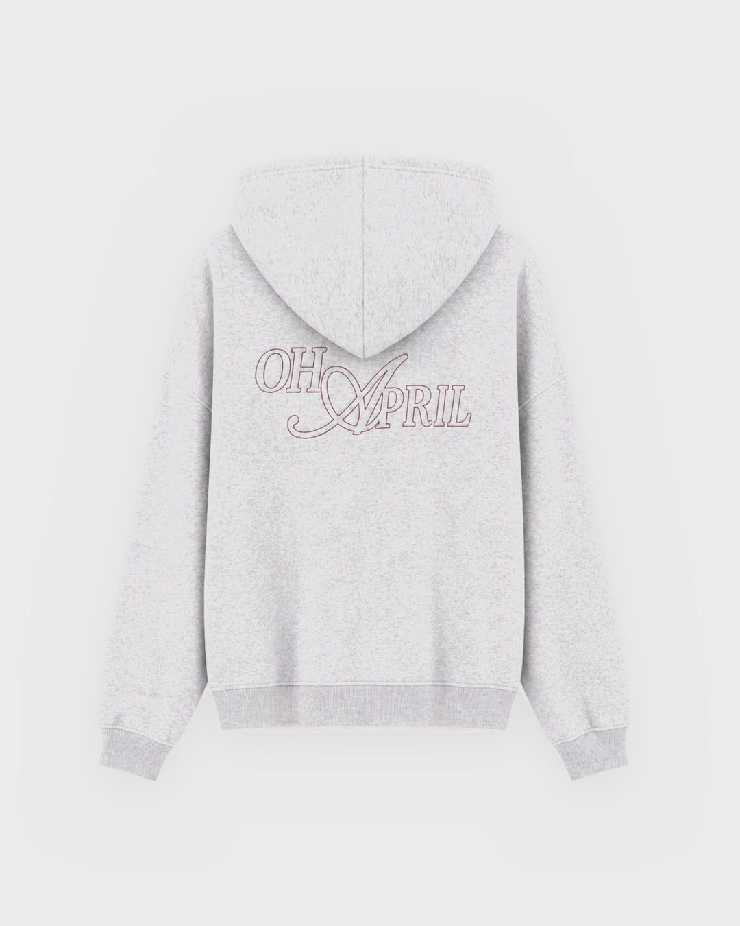 OH APRIL Hoodie Regular Hoodie Oh April Grey Melange – Bild 2