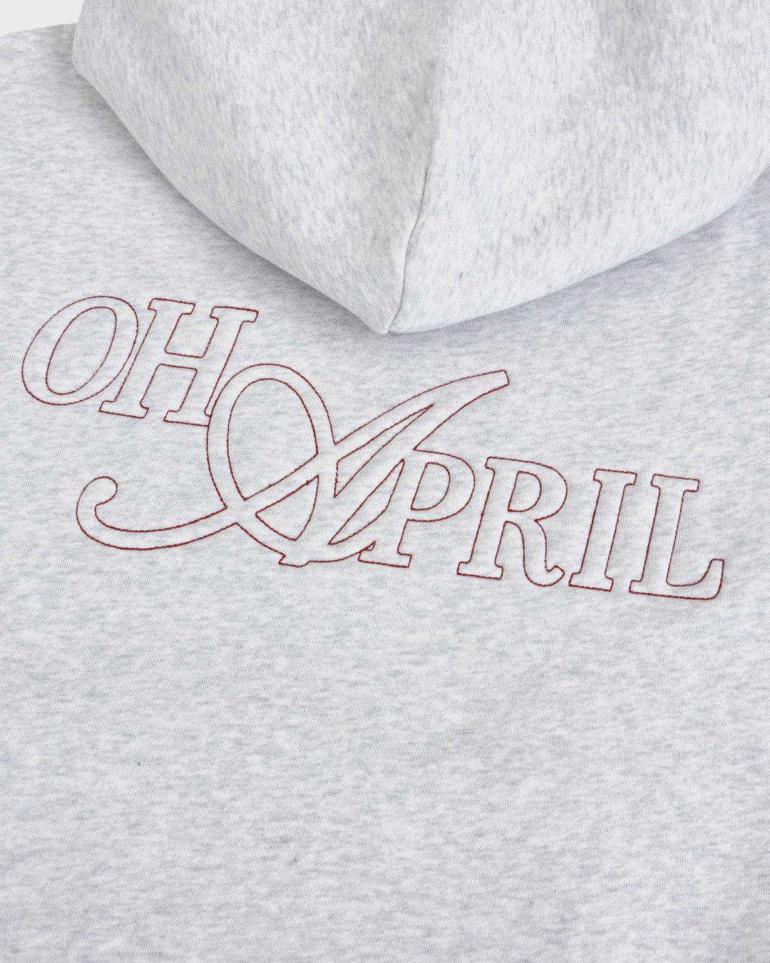 OH APRIL Hoodie Regular Hoodie Oh April Grey Melange – Bild 3