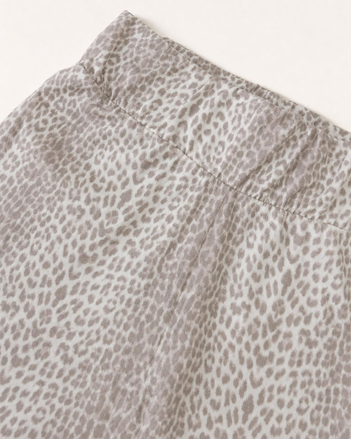 Rita Cropped Leggings Micro Leo Beige