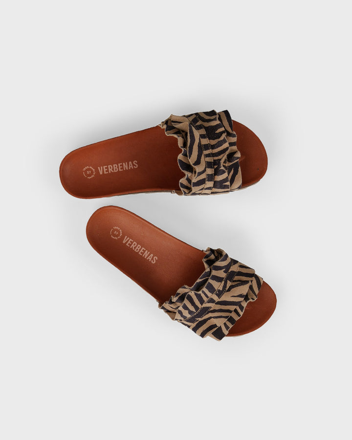 Rocio Serraje Volante Nat Zebra Camel