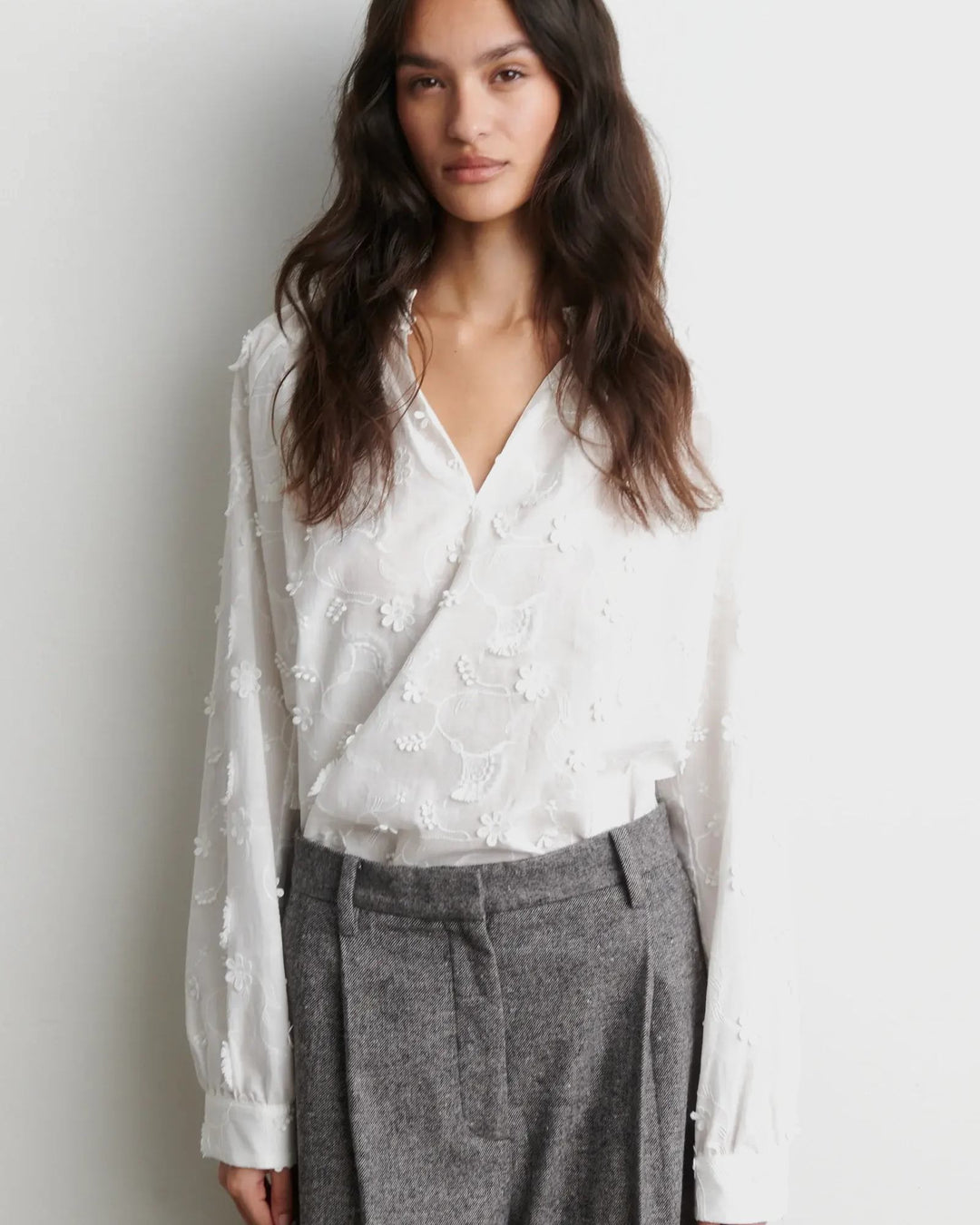 Second Female Bluse Rosalil Blouse Bright White – Bild 2