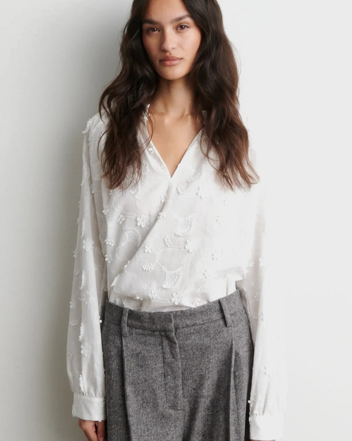 Second Female Bluse Rosalil Blouse Bright White – Bild 2
