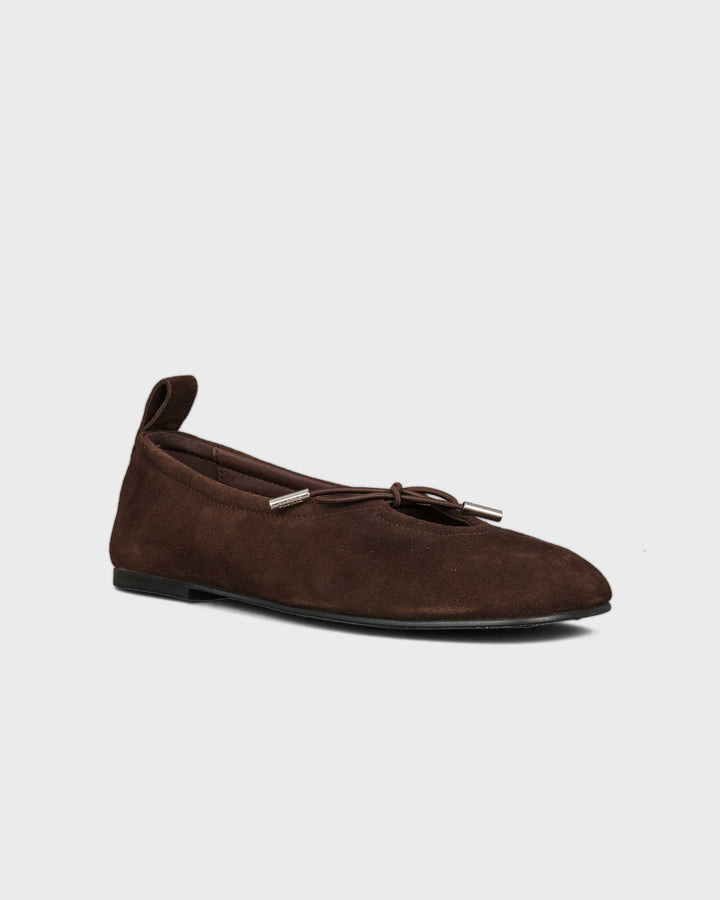 ALOHAS Schuhe Rosalind Recycled Brown Leather Ballet Flats – Bild 2