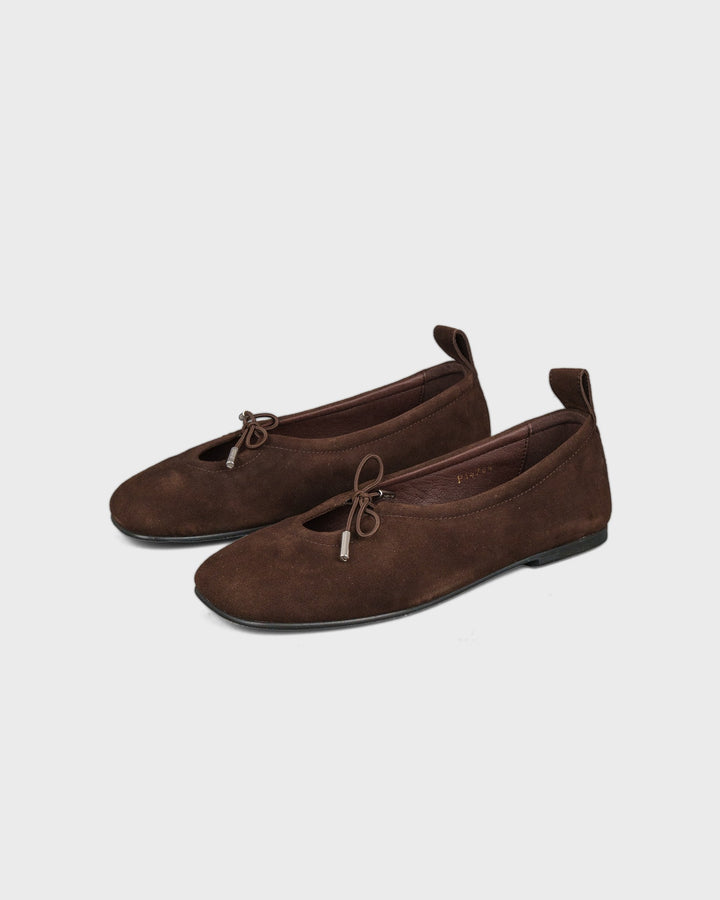 ALOHAS Schuhe Rosalind Recycled Brown Leather Ballet Flats – Bild 3
