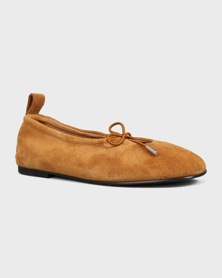 ALOHAS Schuhe Rosalind Suede Tan Leather Ballet Flats – Bild 4