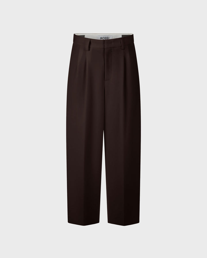 Noa Crop Fluid Cade Dunkelbraun