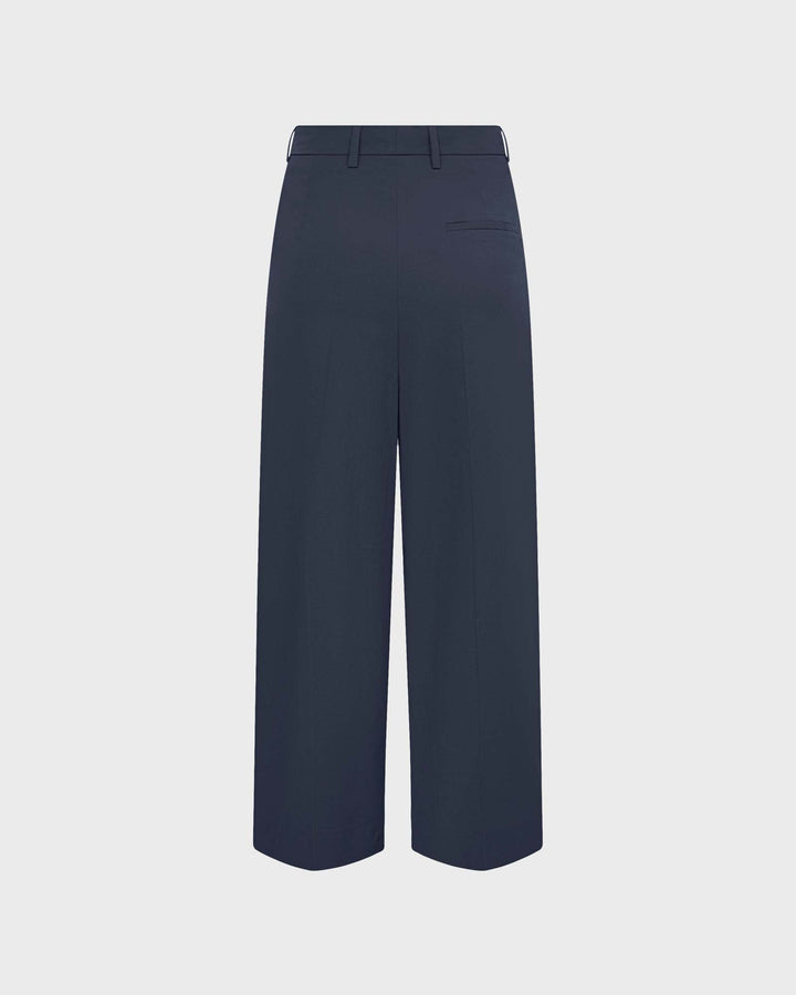 Noa Crop Popeline Navy Blue