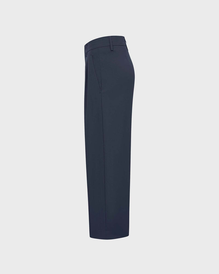 Noa Crop Popeline Navy Blue