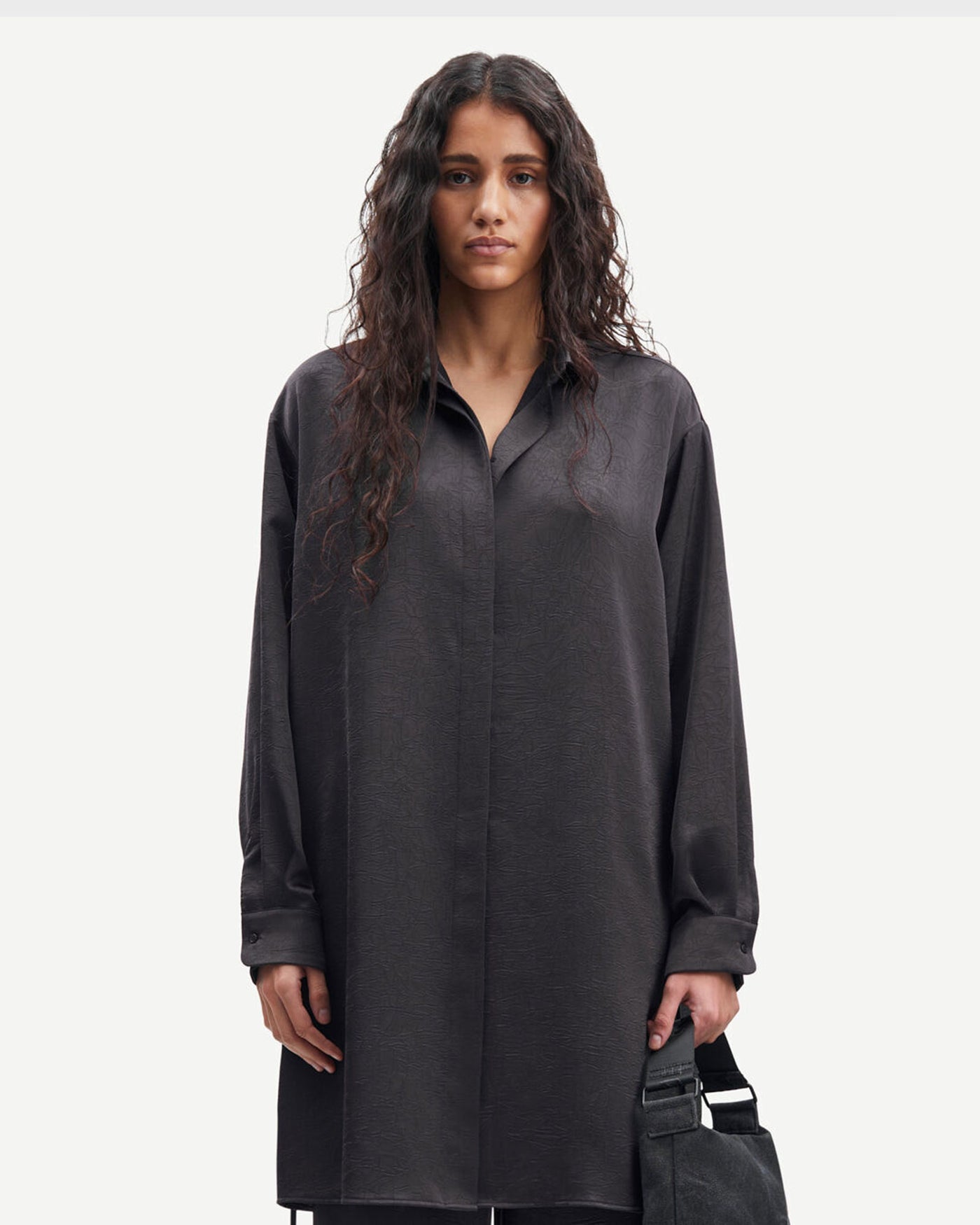SAMSØE SAMSØE Bluse Alfrida Shirt Dress Phantom myMEID