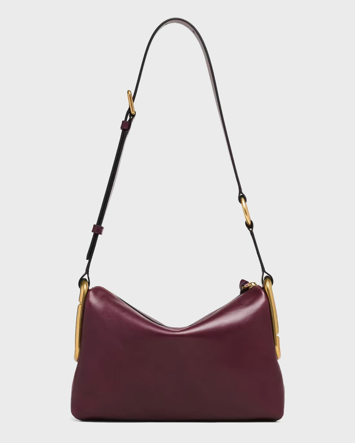 Scene Medium Shoulder Bag Dark Port