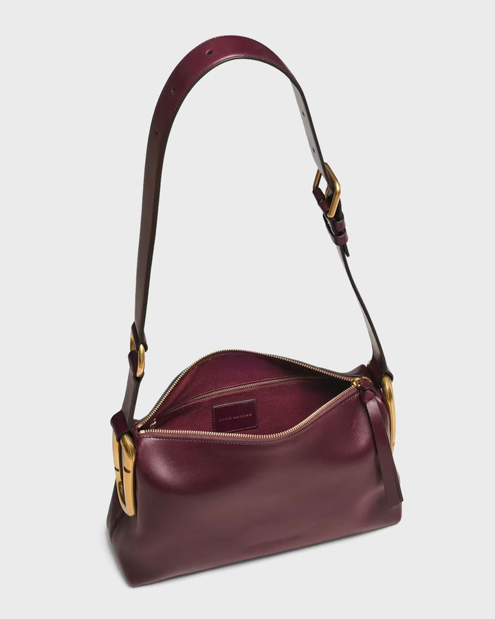 Scene Medium Shoulder Bag Dark Port