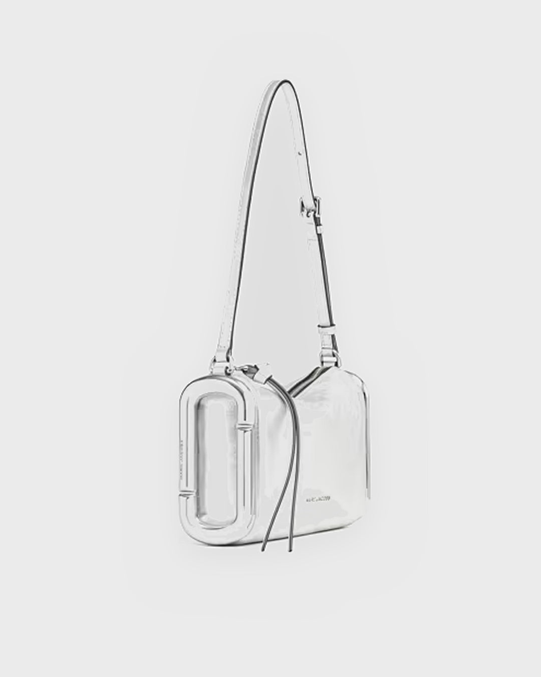 Marc Jacobs Handtasche Scene Small Shoulder Bag Metallic Silver – Bild 3