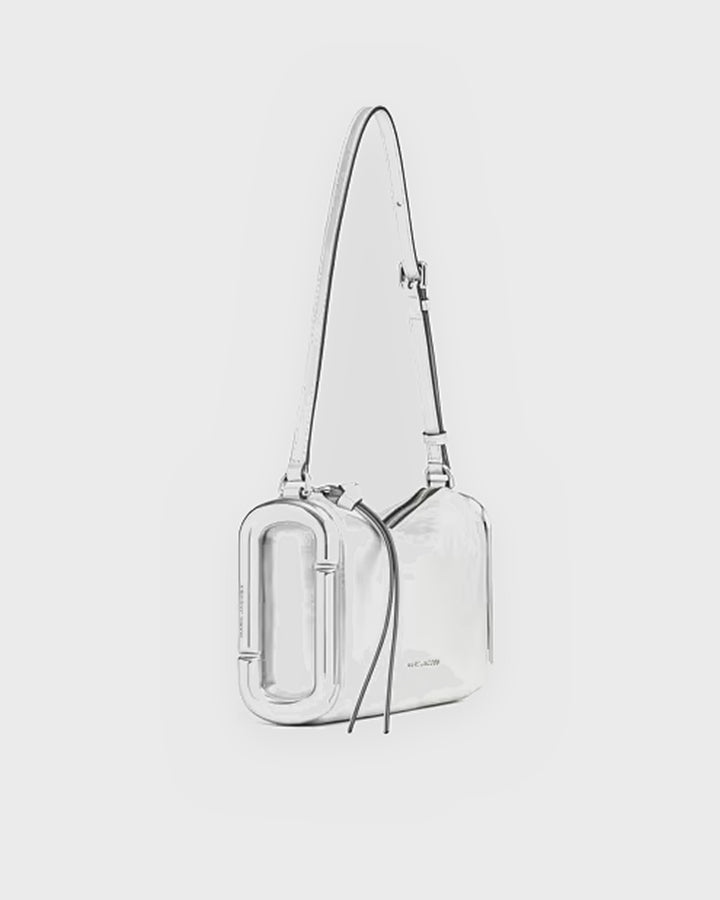 Marc Jacobs Handtasche Scene Small Shoulder Bag Metallic Silver – Bild 3