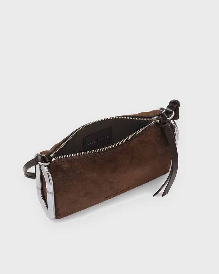 Marc Jacobs Handtasche Scene Small Shoulder Bag Suede Dark Brow – Bild 4