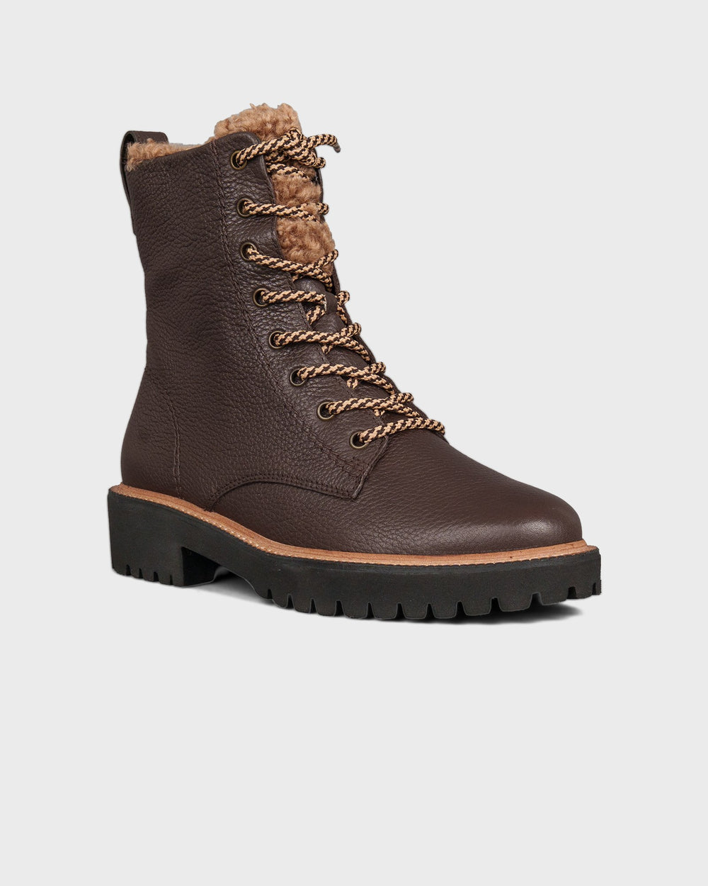 PAUL GREEN Schuhe Schnürbootie mit Warmfutter Choco – Bild 2