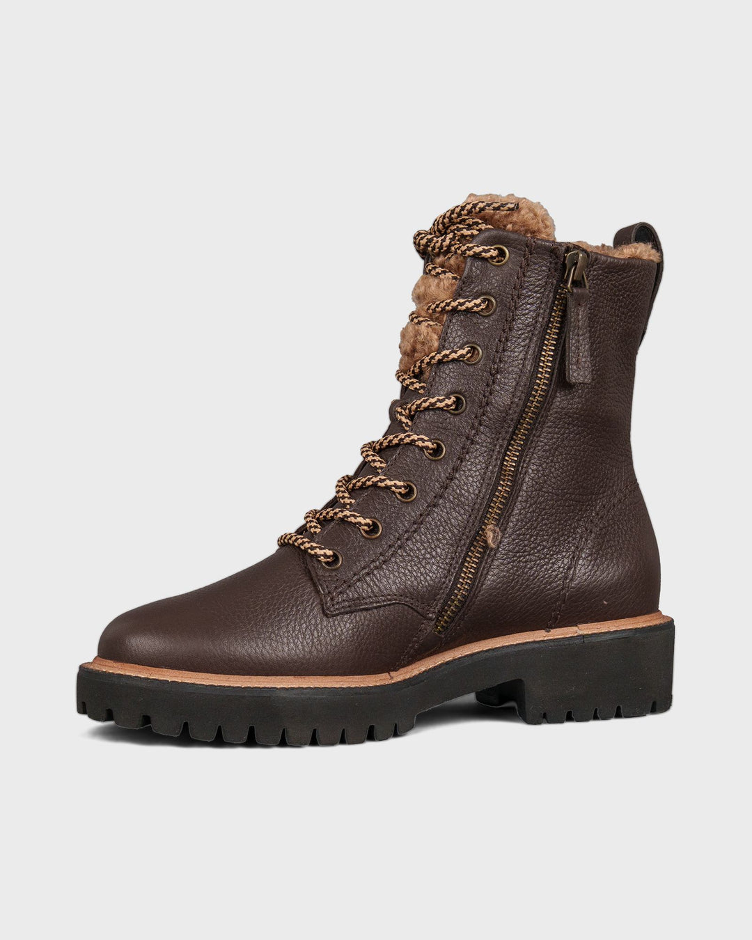 PAUL GREEN Schuhe Schnürbootie mit Warmfutter Choco – Bild 3