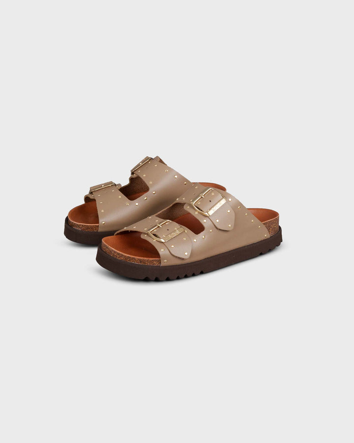Beatriz Leather Taupe