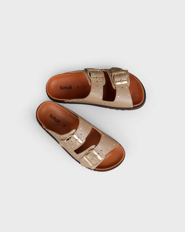 Beatriz Leather Taupe