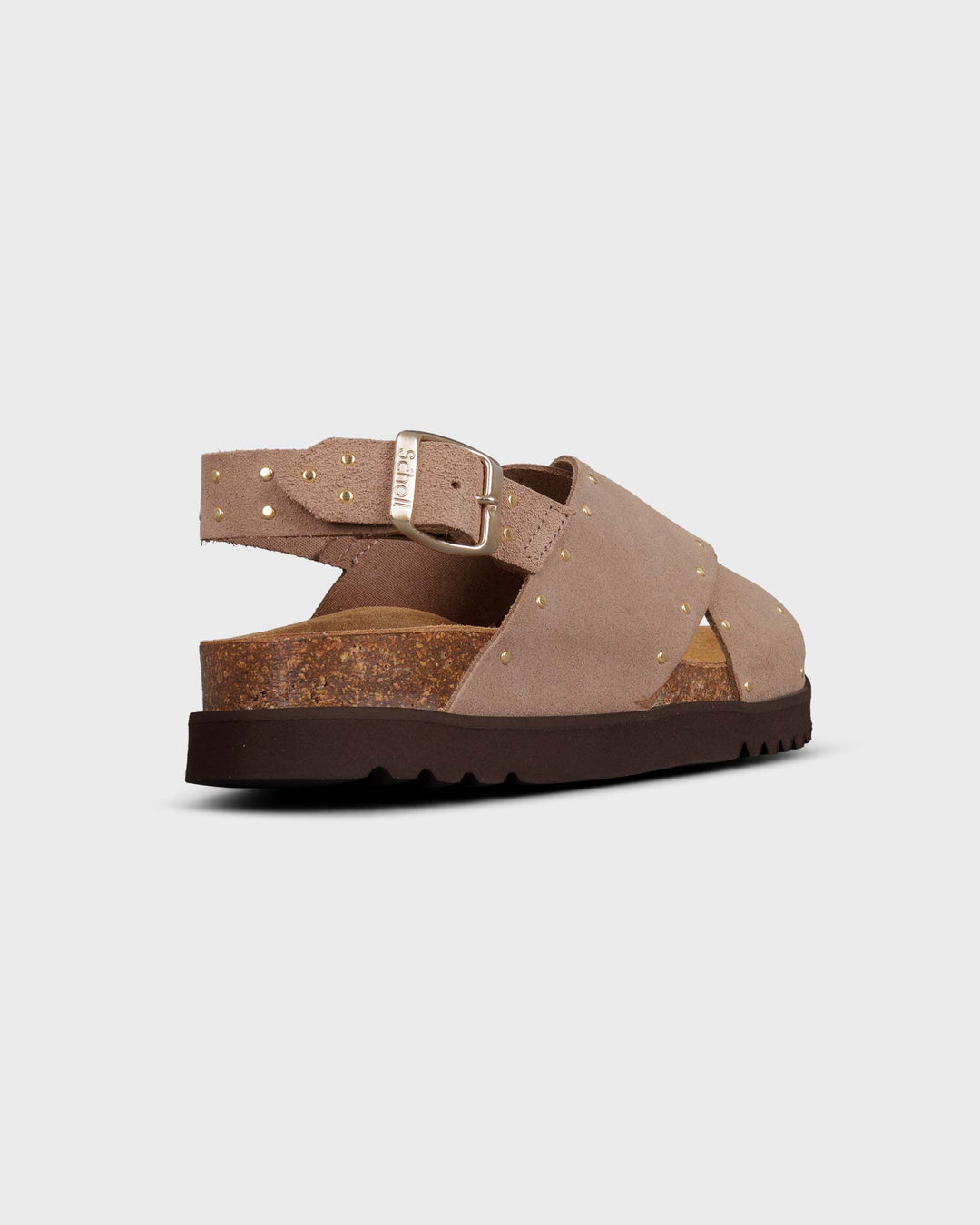 Dalia Suede Leather Dark Beige