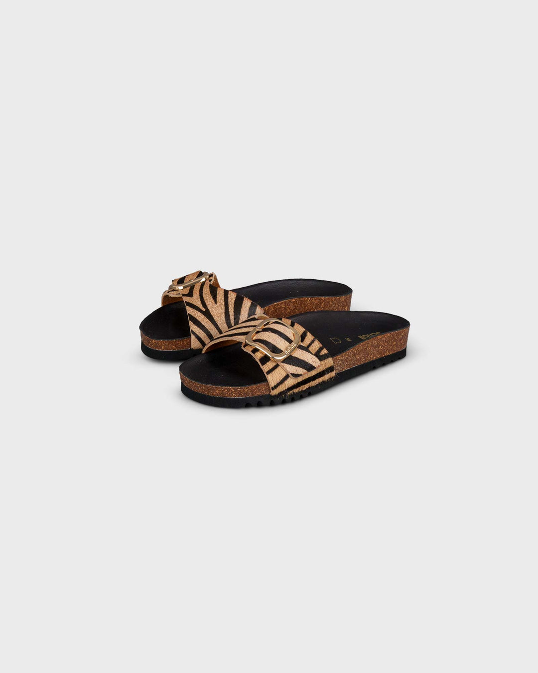Kathleen Zebra Beige Black