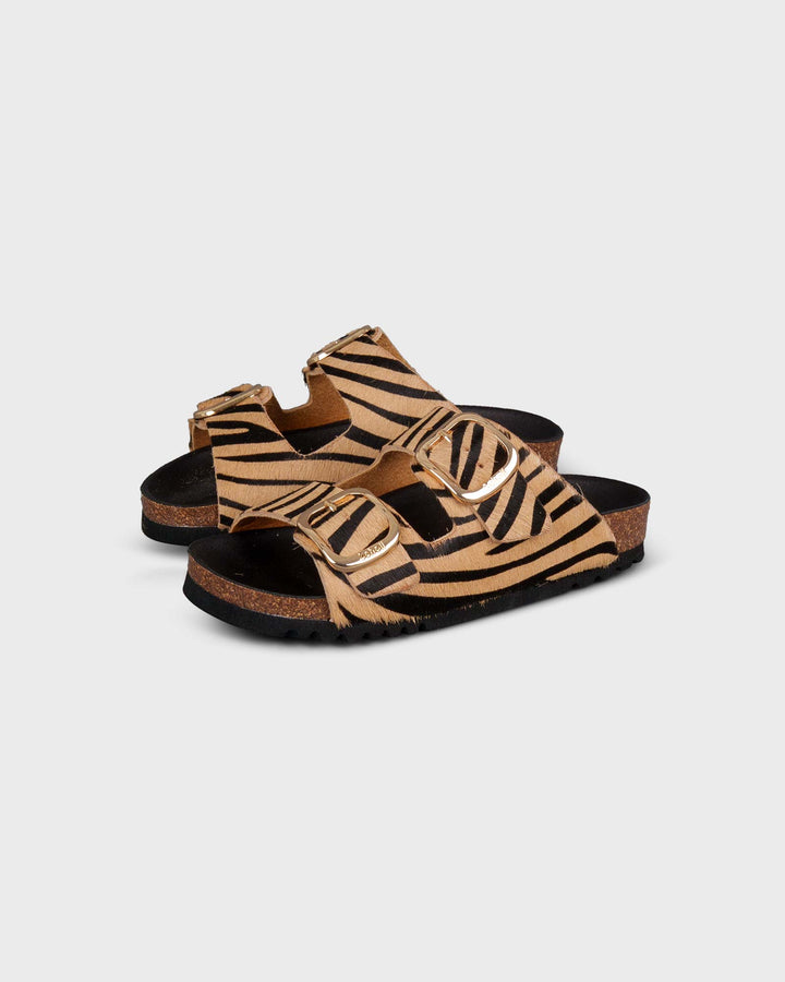 Noelle Zebra Beige Black