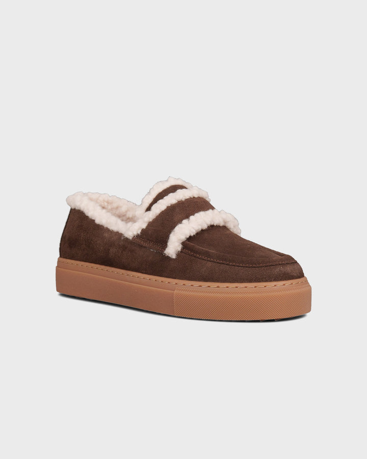 INUIKII AG Schuhe Shearling Loafer Plain Dark Brown – Bild 2