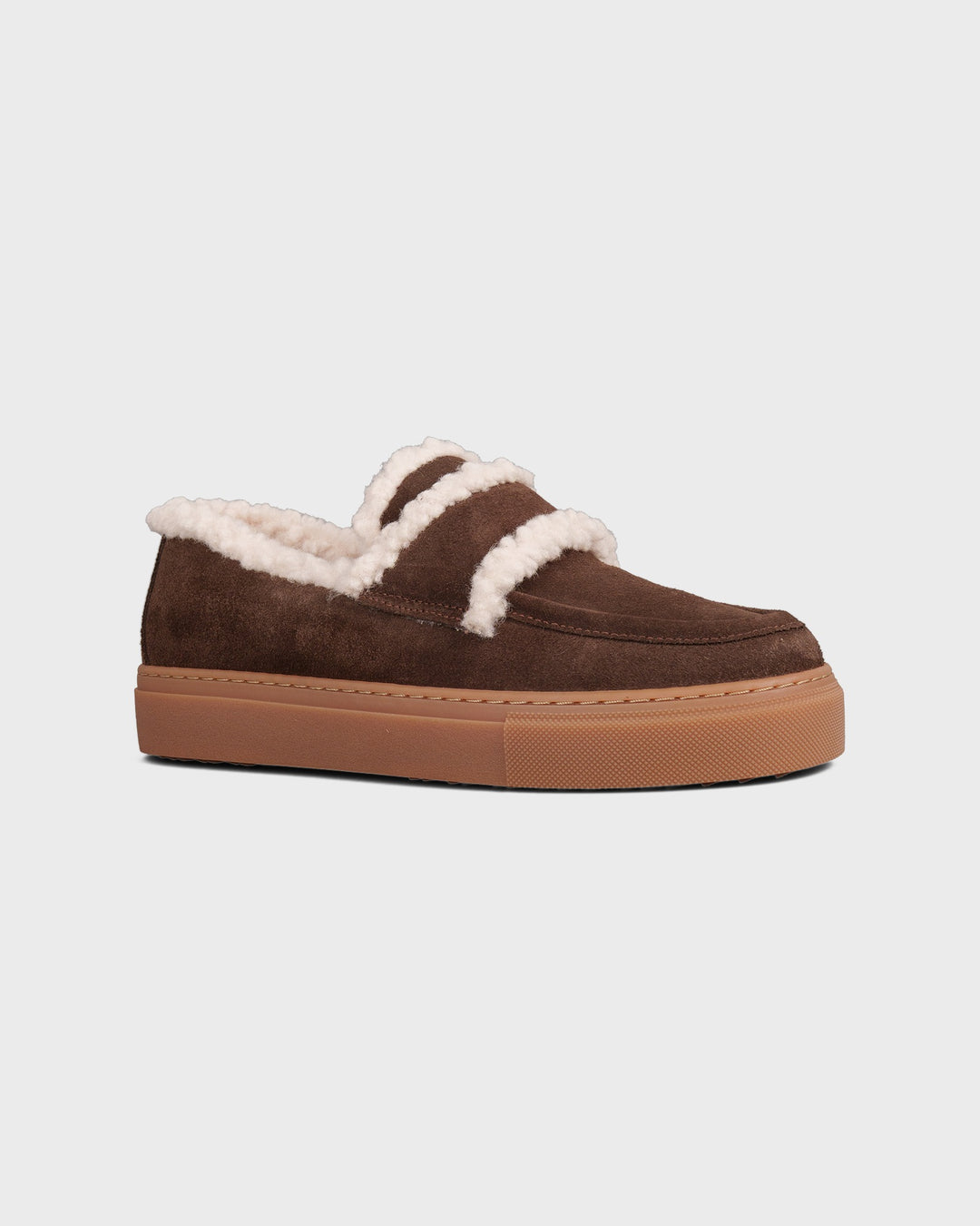 INUIKII AG Schuhe Shearling Loafer Plain Dark Brown – Bild 4