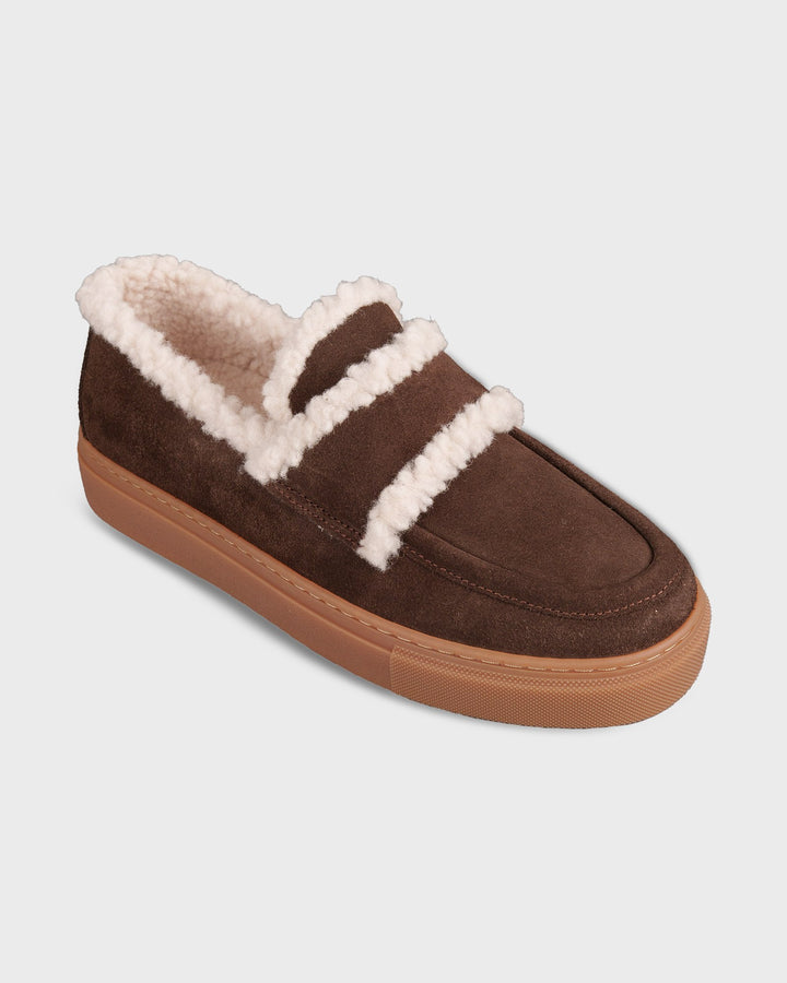 INUIKII AG Schuhe Shearling Loafer Plain Dark Brown – Bild 5