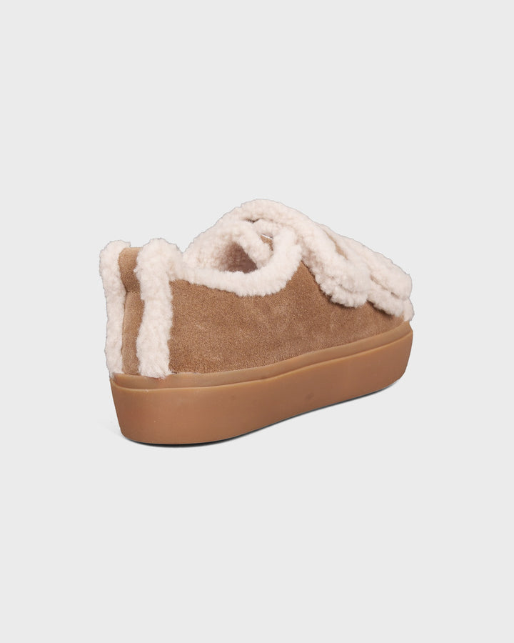 INUIKII AG Schuhe Shearling Low Velcro Light Beige – Bild 6