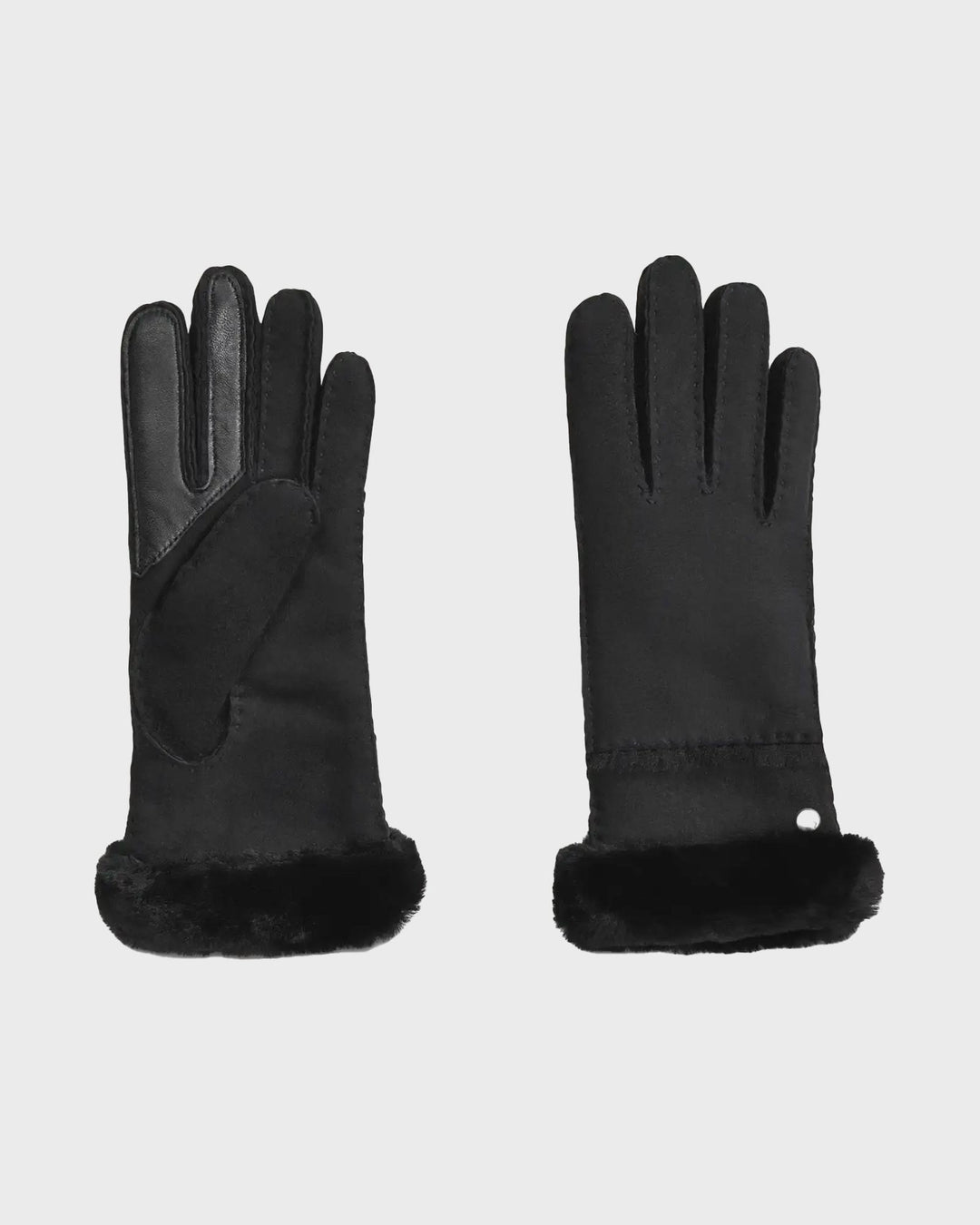 Sheepskin Seamed Glove Black