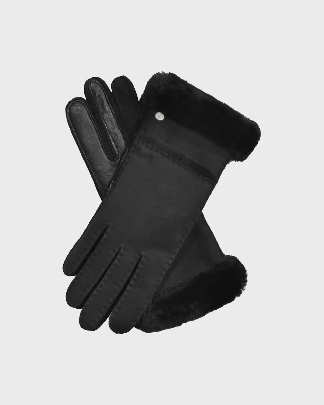 Sheepskin Seamed Glove Black