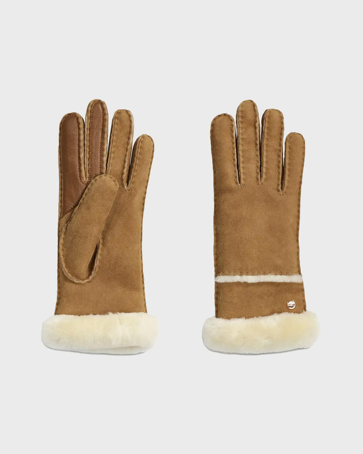 Sheepskin Seamed Glove Chestnut