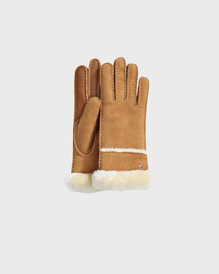 Ugg Handschuhe Sheepskin Seamed Glove Chestnut