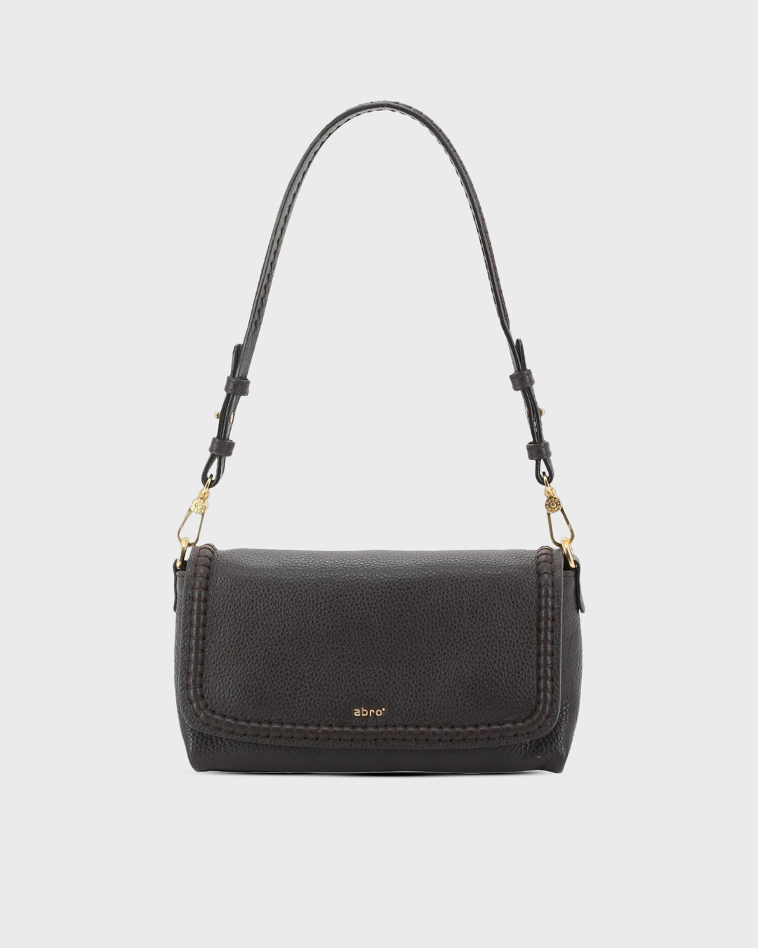 ABRO Handtasche Signature Schultertasche Dark Brown