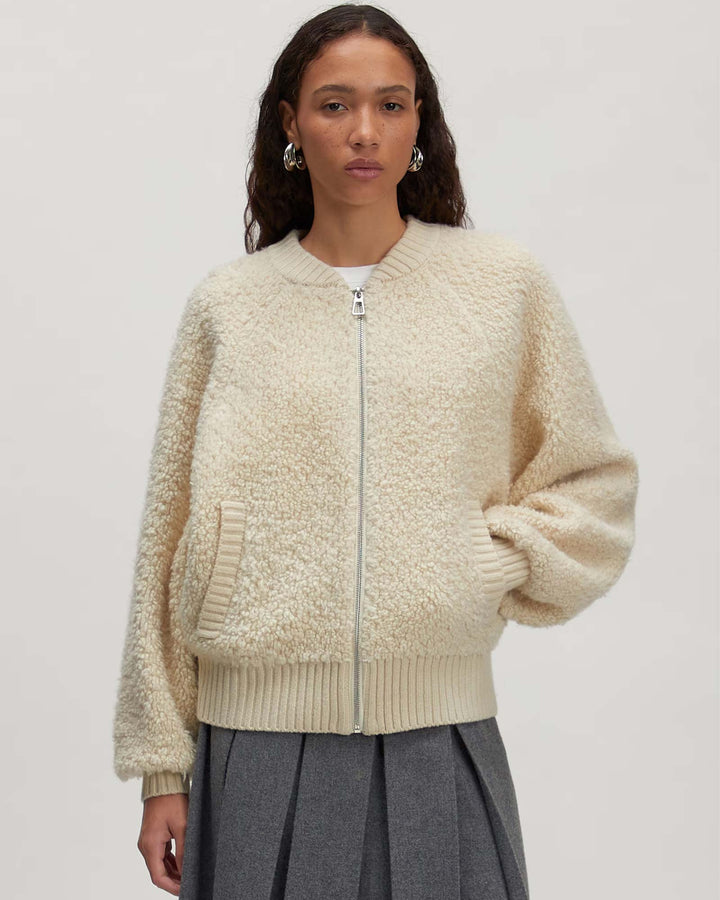 Sindy Wool Cardigan Gardenia