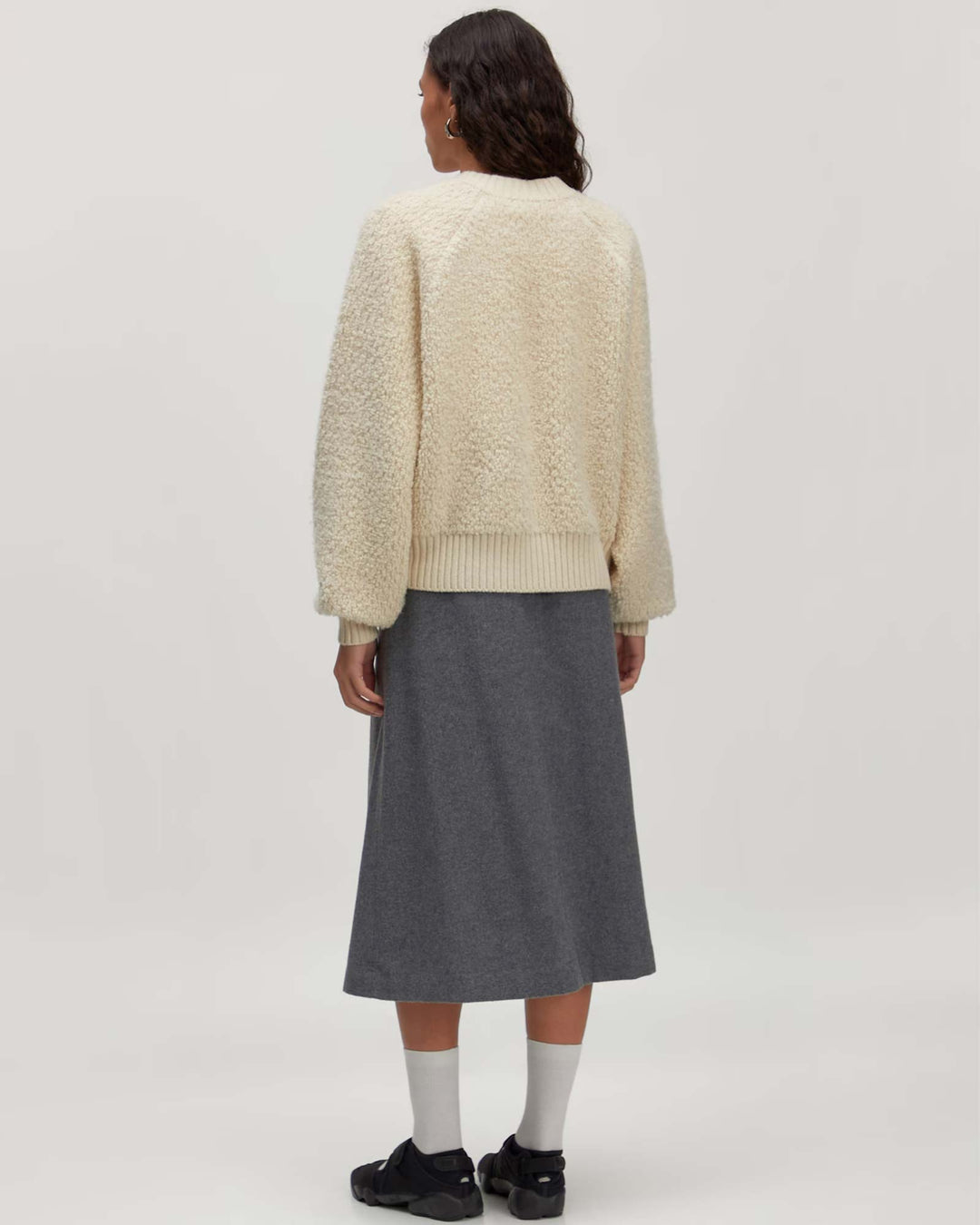Sindy Wool Cardigan Gardenia